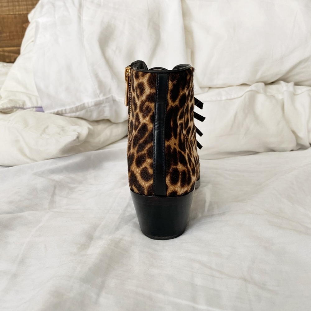 Michael Kors leopard print calf-hair booties - Picture 5 of 7